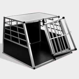 Large Double Door Dog cage With Separate board 65a 06-0774 cattree-factory.com