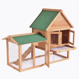 Big Wooden Rabbit House Hutch Cage Sale For Pets 06-0034 cattree-factory.com