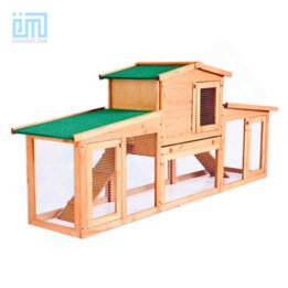 GMT60005 China Pet Factory Hot Sale Luxury Outdoor Wooden Green Paint Cheap Big Rabbit Cage cattree-factory.com
