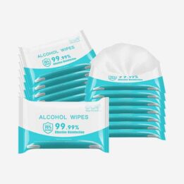 Disinfectant Wet Wipes Alcohol 75% Custom Alcohol Wipe Pad 06-1444-1 cattree-factory.com