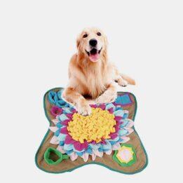 Newest Design Puzzle Relieve Stress Slow Food Smell Training Blanket Nose Pad Silicone Pet Feeding Mat 06-1271 cattree-factory.com