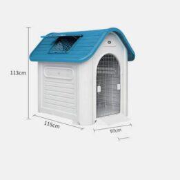PP Material Portable Pet Dog Nest Cage Foldable Pets House Outdoor Dog House 06-1603 cattree-factory.com