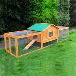 Wooden rabbit cage pet house Size 309x 79x 86cm