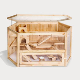 Hot Sale Wooden Hamster Cage Large Chinchilla Pet House