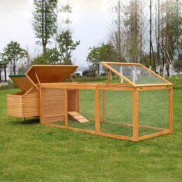 Factory Wholesale Wooden Chicken Cage Large Size Pet Hen House Cage