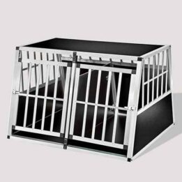 Large Double Door Dog cage With Separate board 06-0778 cattree-factory.com