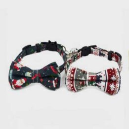 Dog Bow Tie Christmas: New Christmas Pet Collar 06-1301 cattree-factory.com