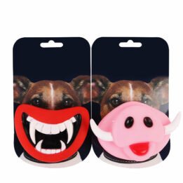 Squeak Chewing Funny Teeth Pig Nose Joke Prank Custom Vinyl Toy Pet Teething Toys For Halloween Toy cattree-factory.com