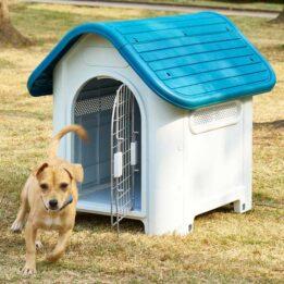 Winter Warm Removable and Washable perreras para perros Pet Kennel Plastic Kennel Outdoor Rainproof Dog Cage cattree-factory.com