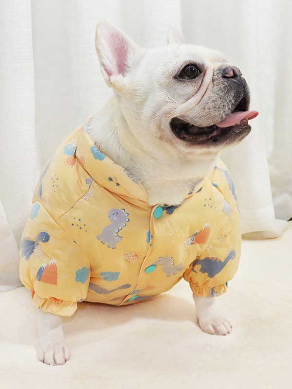 GMTPET French fighting cotton clothes French fighting winter clothes thickened a winter cute tiger fat dog short body bulldog clothes 107-222037 cattree-factory.com