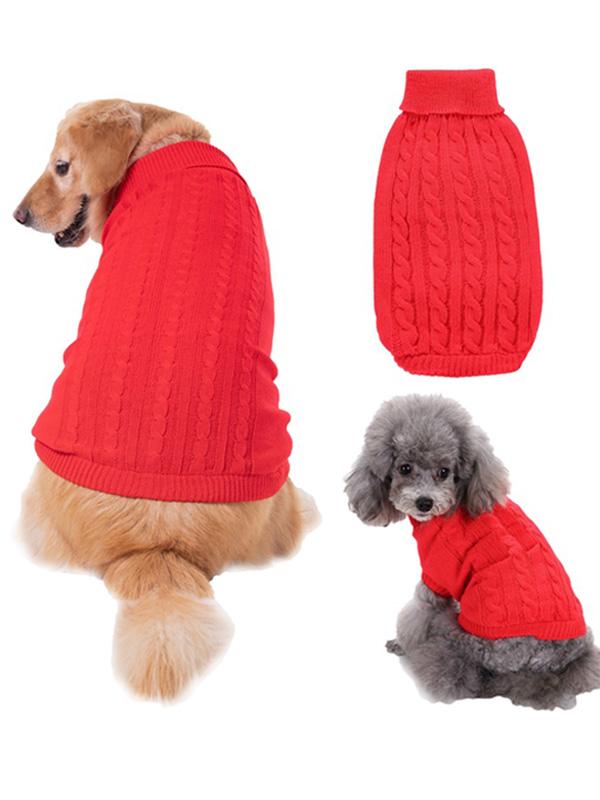 Оптовый свитер для собак Amazon Hot Pet Dog Одежда для больших собак золотистого ретривера 107-222048 cattree-factory.com