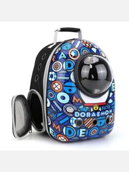 Jingle Cat Upgraded Side-Opening Pet Cat Backpack 103-45010 www.cattree-factory.com