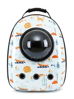 White Island Upgraded Side Opening Pet Cat Backpack 103-45022 www.cattree-factory.com